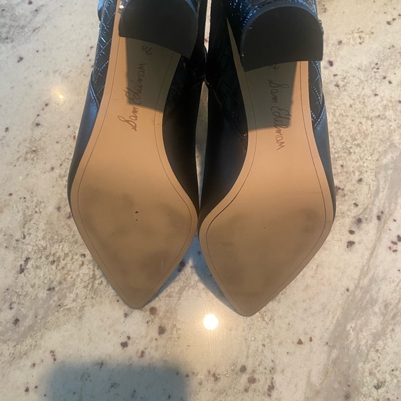 Sam Edelman Women’s ankle boot with pointed toe! Partial Croc-effect & Leather - Picture 3 of 3